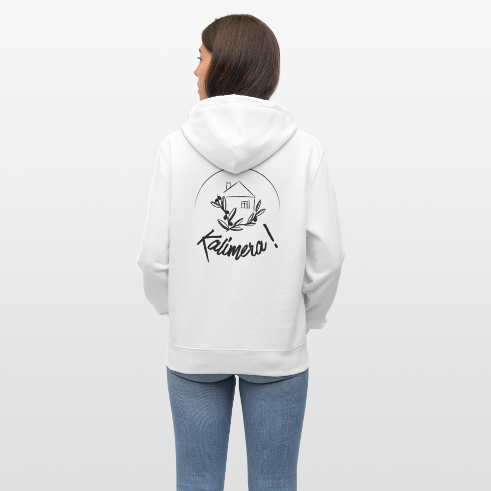 Kalimera! Stanley/Stella CRUISER Unisex Organic Hoodie - white