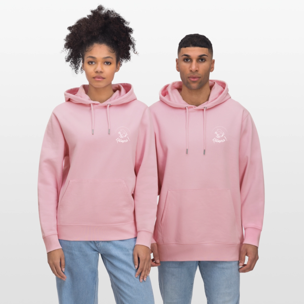 Kalimera! Stanley/Stella CRUISER Unisex Organic Hoodie - cotton pink