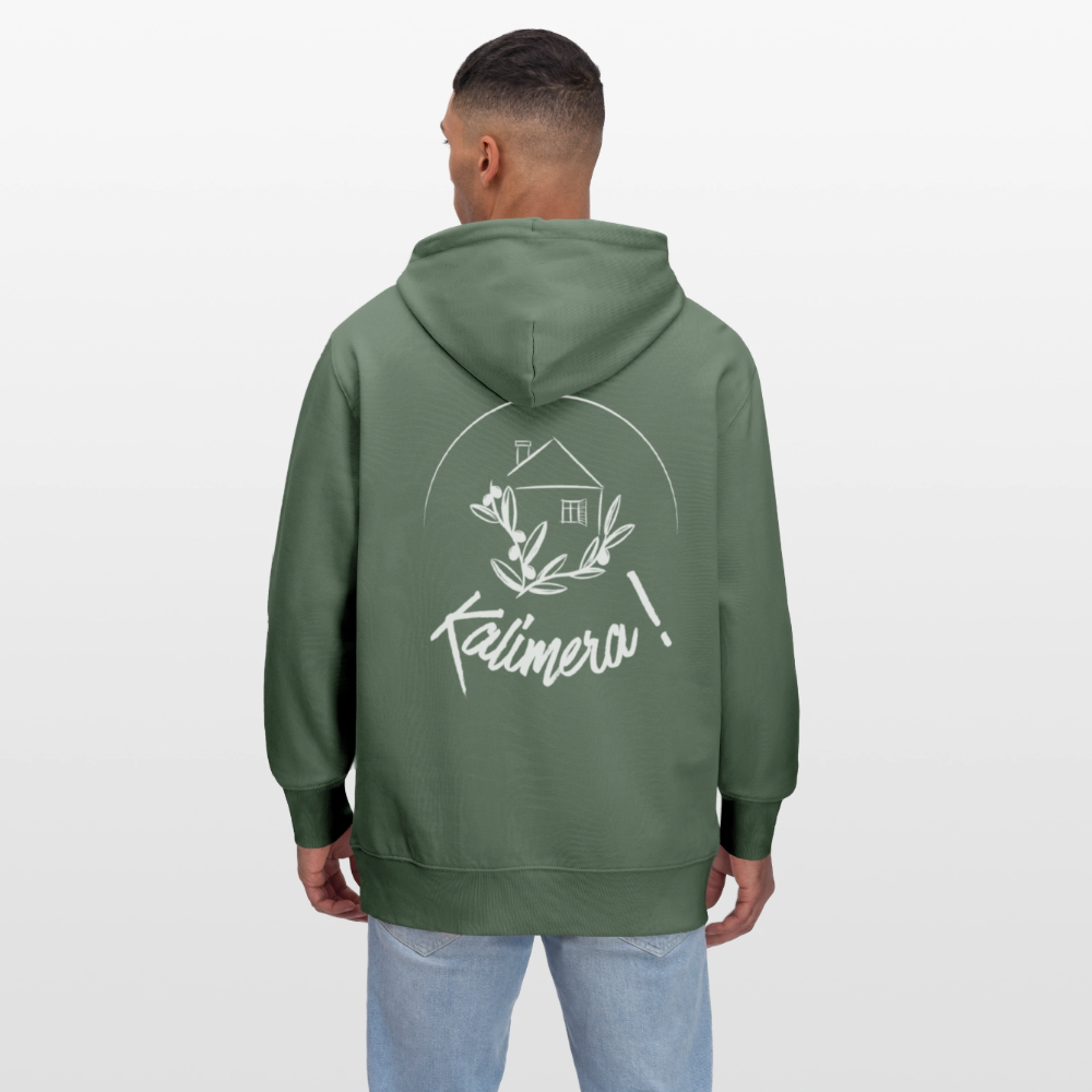 Kalimera! Stanley/Stella CRUISER Unisex Organic Hoodie - cypress green