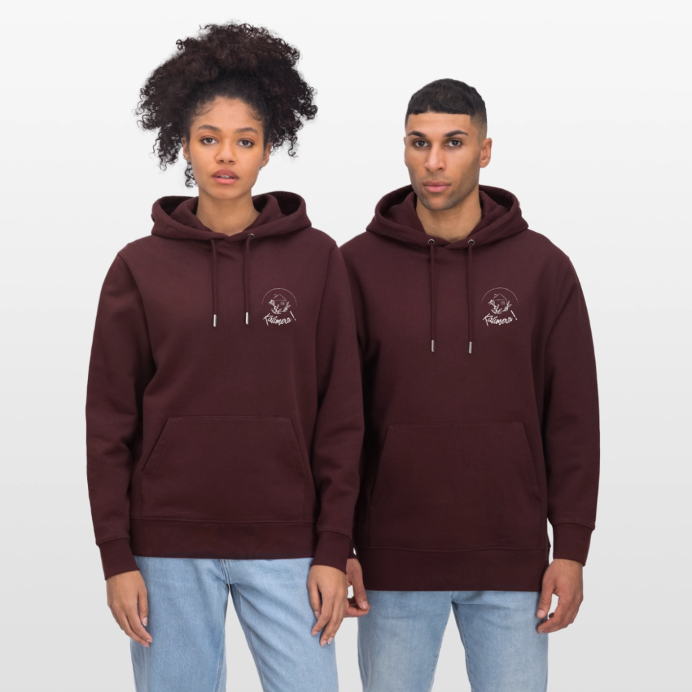 Kalimera! Stanley/Stella CRUISER Unisex Organic Hoodie - maroon