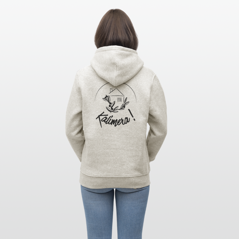 Kalimera! Stanley/Stella CRUISER Unisex Organic Hoodie - heather oatmeal