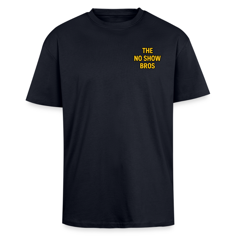 ‘The No Show Bros’ Heavy Oversized T-Shirt - french navy
