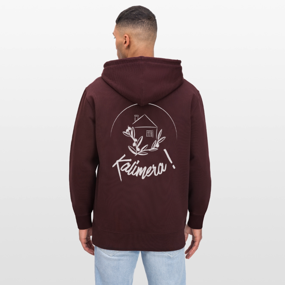 Kalimera! Stanley/Stella CRUISER Unisex Organic Hoodie - maroon