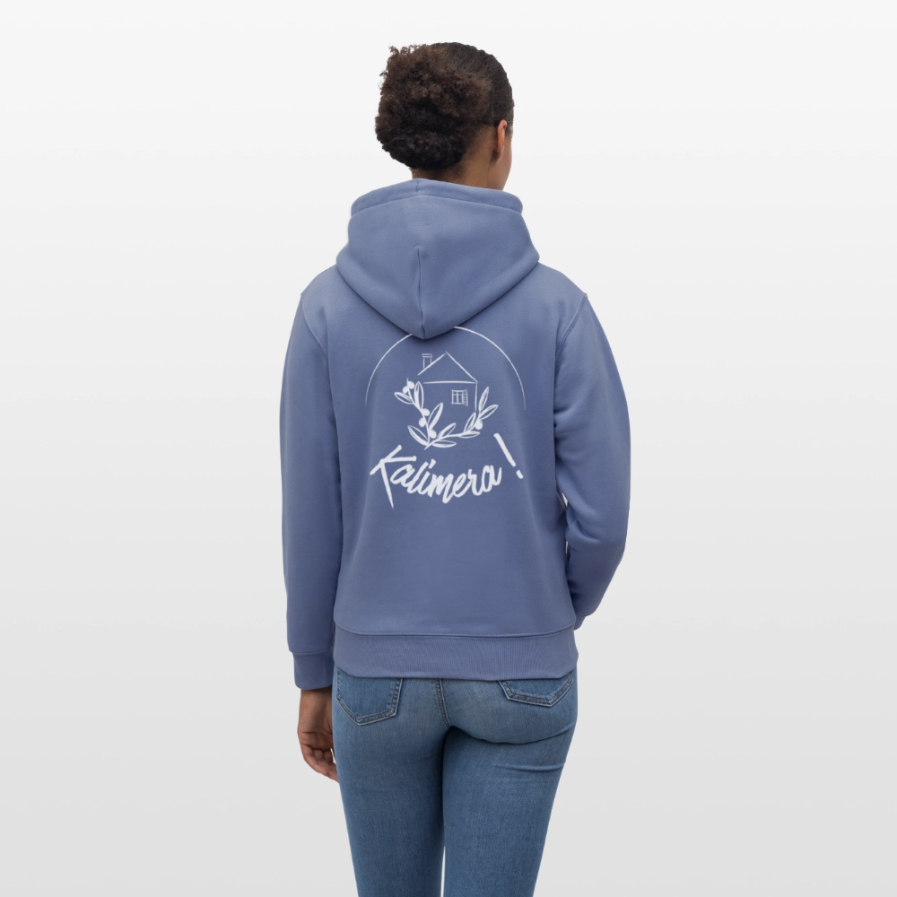 Kalimera! Stanley/Stella CRUISER Unisex Organic Hoodie - bright blue