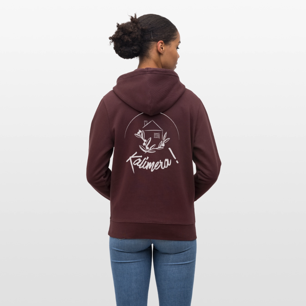 Kalimera! Stanley/Stella CRUISER Unisex Organic Hoodie - maroon