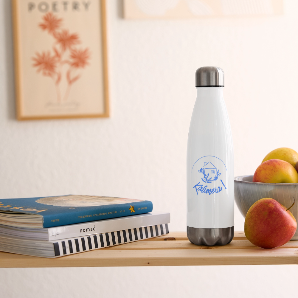 Kalimera! Insulated Water Bottle - white