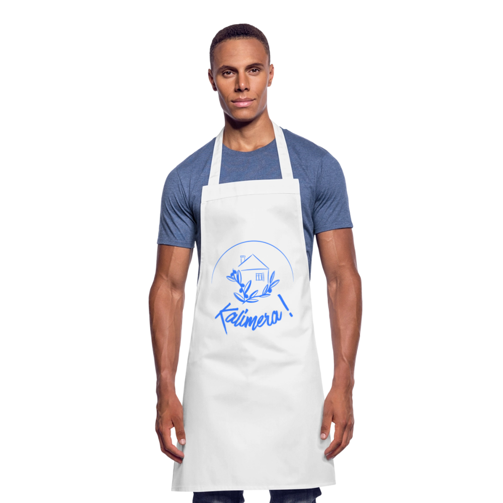 Kalimera! Cooking Apron - white