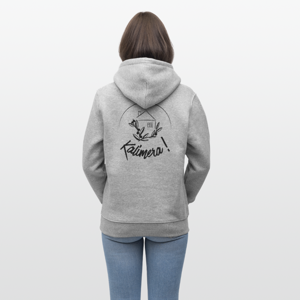 Kalimera! Stanley/Stella CRUISER Unisex Organic Hoodie - heather grey
