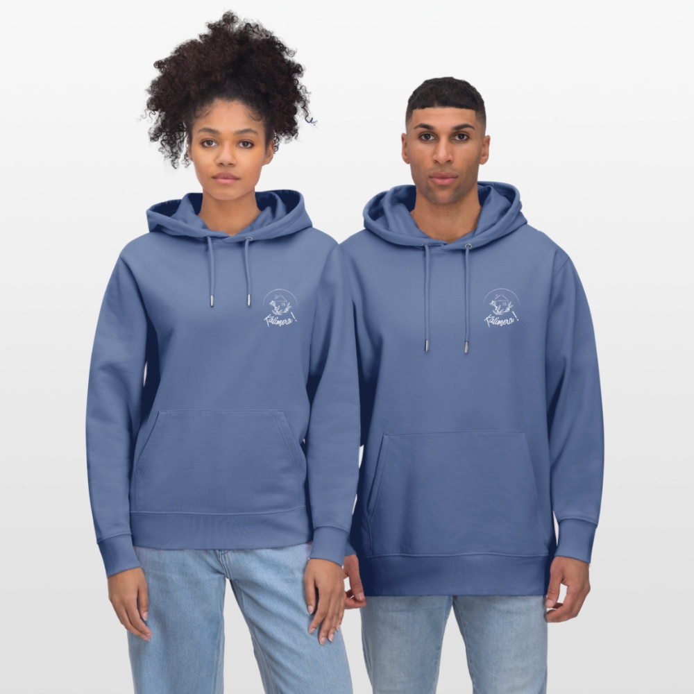 Kalimera! Stanley/Stella CRUISER Unisex Organic Hoodie - bright blue