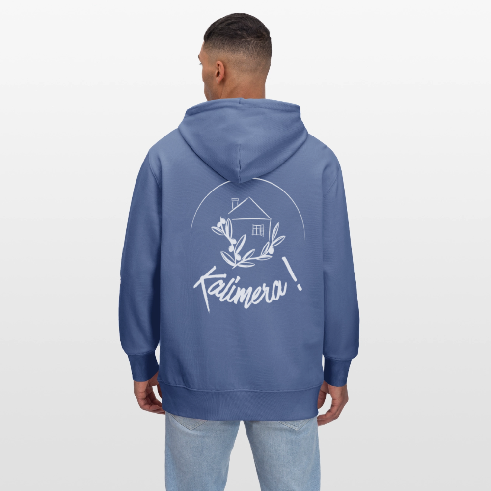 Kalimera! Stanley/Stella CRUISER Unisex Organic Hoodie - bright blue