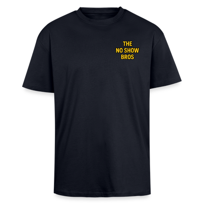 ‘The No Show Bros’ Heavy Oversized T-Shirt - french navy