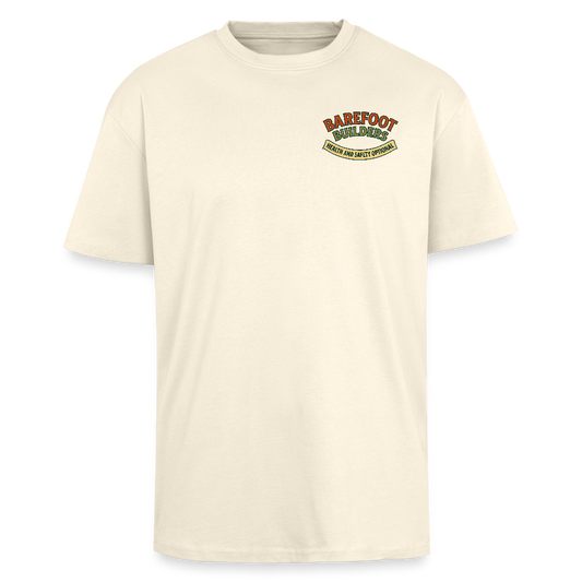 ‘Barefoot Builders’ Heavy Oversized T-Shirt - creme