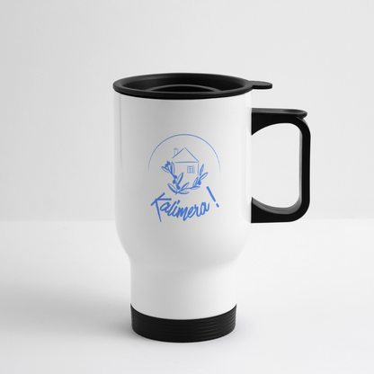 Kalimera! Travel Mug - white