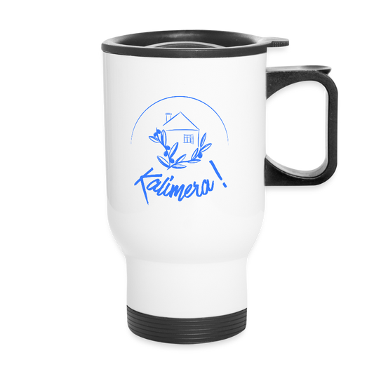Kalimera! Travel Mug - white