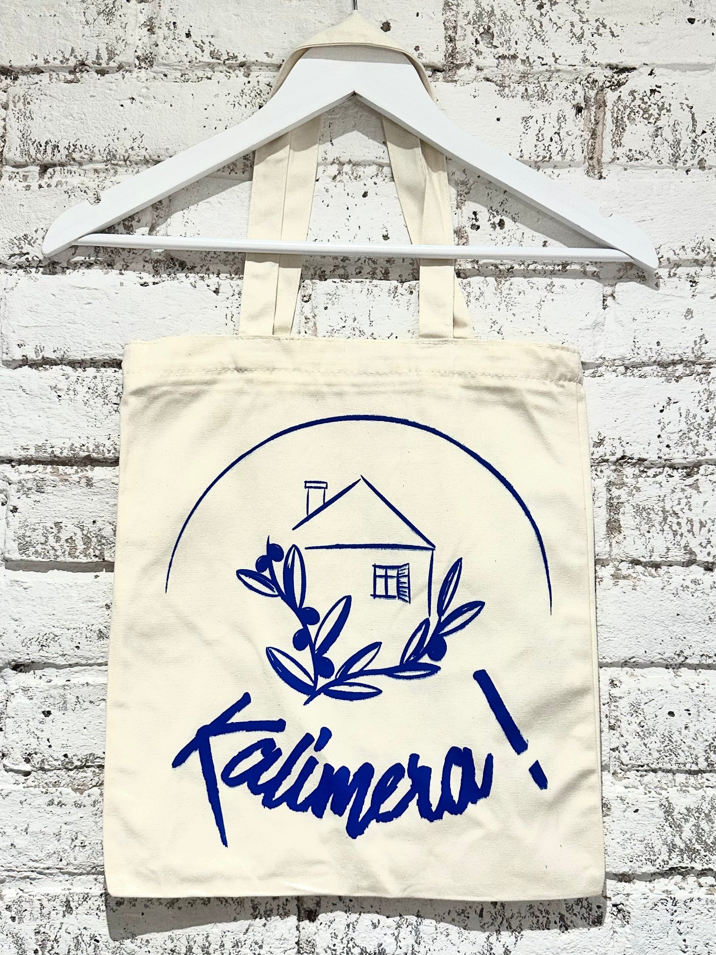 Kalimera! Tote Bag - Cream